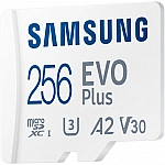 SAMSUNG EVO PLUS microSD 256GB 2024 incl. SD Adapter memory card UHS-I U3 Full HD and 4K UHD 160 MB/s read SAMSUNG EVO PLUS microSD 256GB 2024 incl. SD Adapter memory card UHS-I U3 Full HD and 4K UHD 160 MB/s read