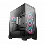 DEEPCOOL CG580 4F - ATX - 4x120mm ARGB fans - 2xUSB 3.0 - panoramic - tempered glass - black DEEPCOOL CG580 4F - ATX - 4x120mm ARGB fans - 2xUSB 3.0 - panoramic - tempered glass - black