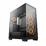 DEEPCOOL CG580 4F - ATX - 4x120mm ARGB fans - 2xUSB 3.0 - panoramic - tempered glass - black DEEPCOOL CG580 4F - ATX - 4x120mm ARGB fans - 2xUSB 3.0 - panoramic - tempered glass - black