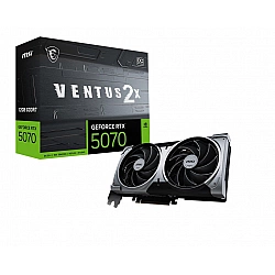 Vaizdo plokštė MSI GeForce RTX 5070 12G VENTUS 2X OC 12GB GDDR7, PCIe 5.0 Vaizdo plokštė MSI GeForce RTX 5070 12G VENTUS 2X OC 12GB GDDR7, PCIe 5.0