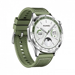 GT 4 Smart watch GPS (satellite) AMOLED 46mm Waterproof Green Woven GT 4 Smart watch GPS (satellite) AMOLED 46mm Waterproof Green Woven