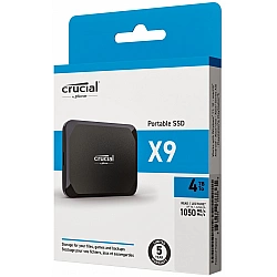 Išorinis SSD diskas Crucial X9 4TB USB-C 3.2 Gen2 Išorinis SSD diskas Crucial X9 4TB USB-C 3.2 Gen2