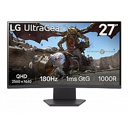 LCD Monitor LG 27GS60QC-B 27 Gaming/Curved Panel VA 2560x1440 16:9 180 Hz Matte 1 ms Tilt Color Black 27GS60QC-B LCD Monitor LG 27GS60QC-B 27 Gaming/Curved Panel VA 2560x1440 16:9 180 Hz Matte 1 ms Tilt Color Black 27GS60QC-B