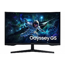 LCD Monitor SAMSUNG Odyssey G5 32 Gaming/Curved Height adjustable Matte Panel VA 2560x1440 16:9 165 Hz 1 ms Color Black LS32CG552EUXEN LCD Monitor SAMSUNG Odyssey G5 32 Gaming/Curved Height adjustable Matte Panel VA 2560x1440 16:9 165 Hz 1 ms Color Black LS32CG552EUXEN