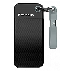 STICK S 2TB Verbatim Pocket SSD USB 3.2 black/grau retail STICK S 2TB Verbatim Pocket SSD USB 3.2 black/grau retail