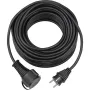 Brennenstuhl H05RR-F 3G1,5 - Prailginimo laidas - CEE 7/7 (SCHUKO) (M) - Maitinimo kištukas CEE 7/4 (SCHUKO)/CEE 7/7 (SCHUKO) (W) - 25,0 m - Juodas (1161470)
