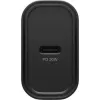 Sieninis įkroviklis OTTERBOX 20W USB-C su USB Power Delivery, juodas (78-81338)