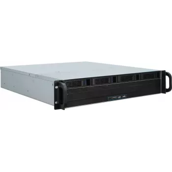 Inter-Tech IPC 2U-2404L - Rack-Montage - 2U - micro ATX - SATA/SAS - Hot-Swap - keine Spannungsversorgung (ATX) - USB (88887113)