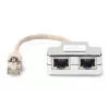 Adapteris Patch Cable Digitus CAT 5e ekranuotas 1:1