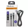 USB C laidas Qoltec 52358 1,5 m juodas USB 2.0 0,48 Gbit/s