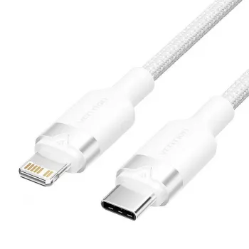 Vention LALWH Lightning laidas — 2 m, USB-C į Lightning, baltas
