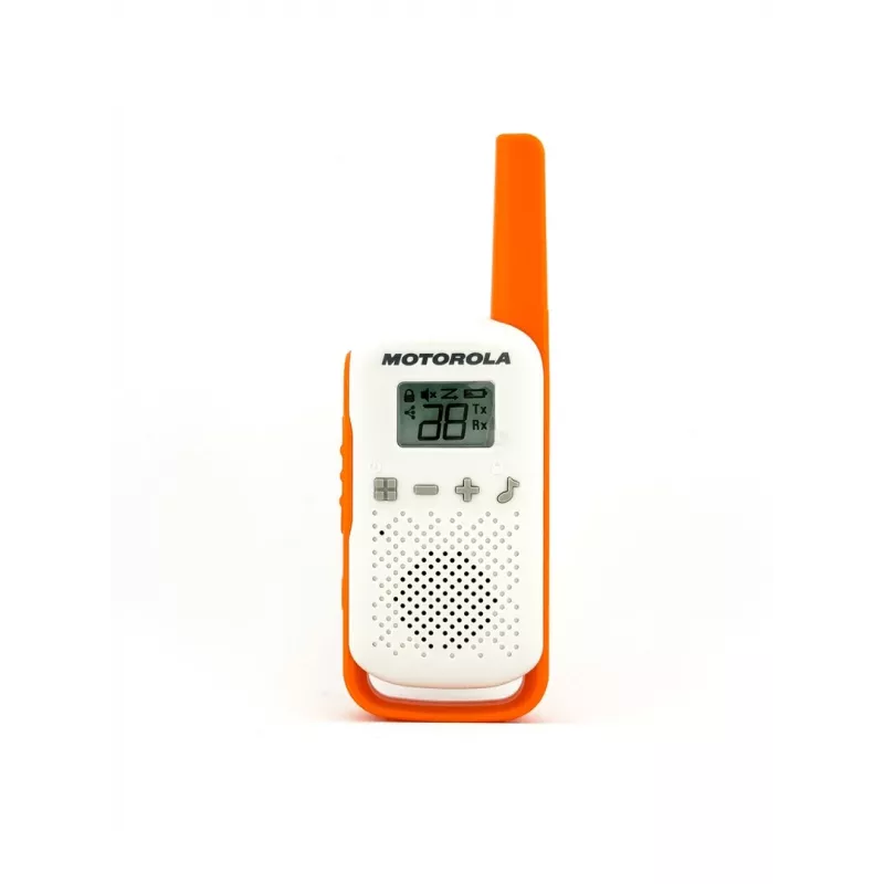 Motorola Talkabout T42 racija, 2 vnt. pakuotė (oranžinė-mėlyna)