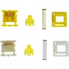 Mechaninių klavišų jungiklių rinkinys Keychron Gateron Cap V2 Golden-Yellow G32 – 110 vnt.