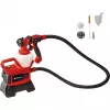 Power X-Change akumuliatorinis dažų purškimo pistoletas TE-SY 18/90 Li-Solo, 18V, raudonas/juodas, be akumuliatoriaus ir įkroviklio
