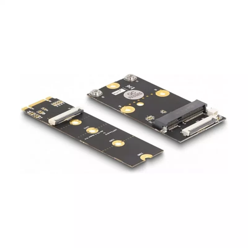 DeLOCK Converter M.2 Key B+M vyriškas į Mini PCIe lizdą lankstus kabelis