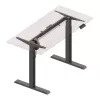 Ergo Office ER-433 reguliuojamo aukščio elektrinis stalas, pilkas, maks. aukštis 123 cm, 80 kg - be stalviršio, skirtas darbui stovint ir sėdint