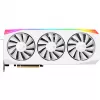 Vaizdo plokštė XFX Radeon RX 9070 XT – 16 GB GDDR6, 256 bitų, PCIe x16, 3 ventiliatoriai, balta, 360 mm