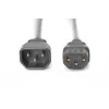Prailginimo laidas Assmann C14 - C13 M/F 5,0m H05VV-F3G 1,0 mm² juodas (AK-440201-050-S)