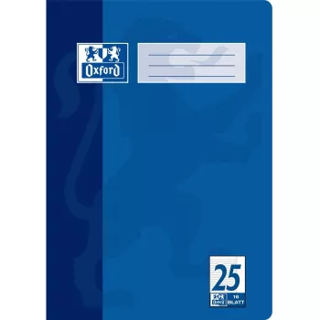 Oxford 100050311 sąsiuvinis moksleiviams, A4, 16 lapų, linijuotas, 90 g/m², mėlynas