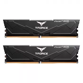 Team Group VULCAN FLABD516G6000HC3001, 16 GB, 1 x 16 GB, DDR5, 6000 MHz, 288 kontaktų DIMM, juoda