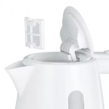 Elektrinis virdulys SEVERIN 1 L 2200 W baltas – belaidis, su 360° pagrindu, paslėptas kaitinimo elementas