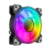 Gamemax DUAL RING INFINITY korpuso ventiliatorius, juodas