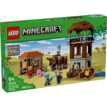 LEGO MINECRAFT 21278 Plėšikų forpostas ir niokotojas