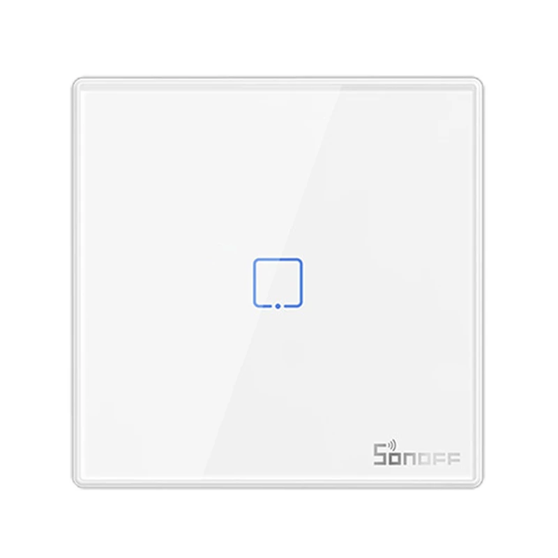 Sonoff T2EU1C-RF 433 MHz belaidis sieninis jungiklis, 1 kanalo (M0802030009)
