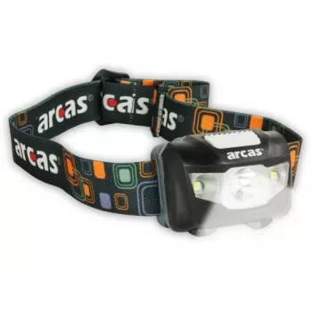 Arcas ARC5 priekinis žibintas | 1 LED + 2 prožektorių LED | 5 W | 160 lm | 4+3 šviesos režimai