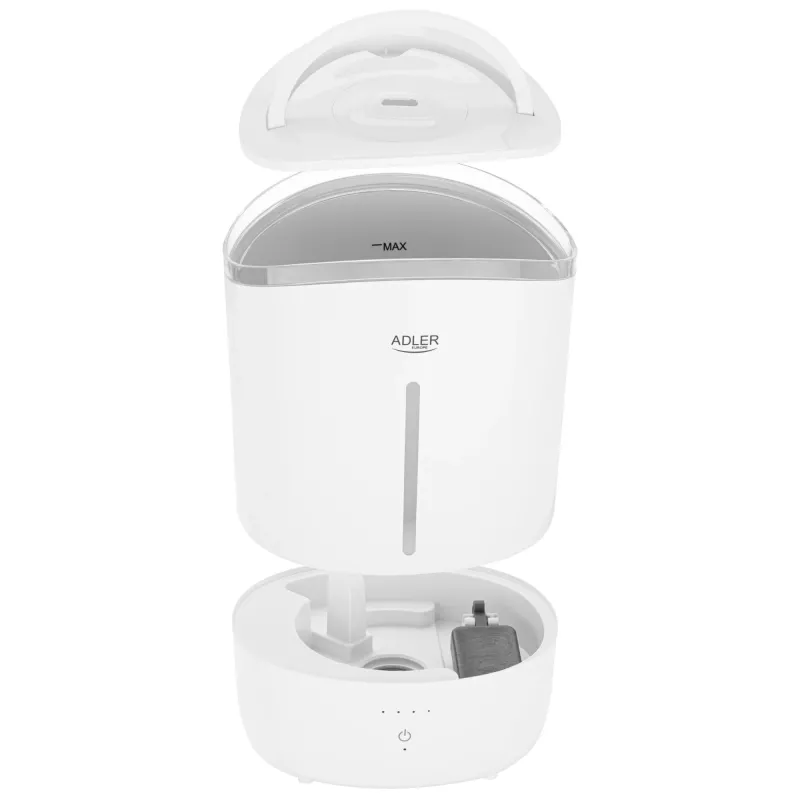 Adler AD 7971 Ultragarsinis drėkintuvas, 30 W, 5 l, baltas