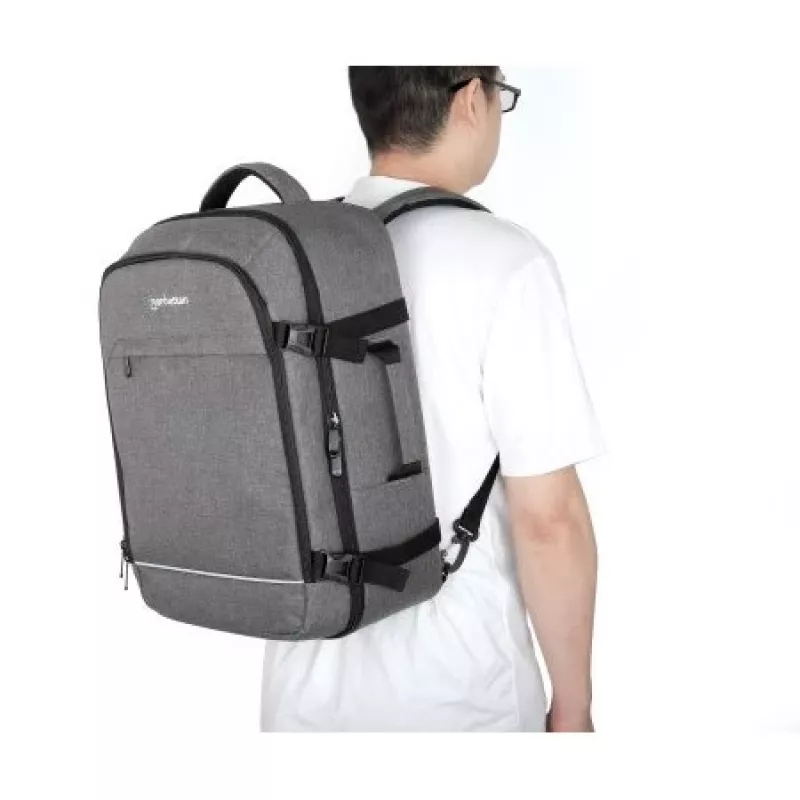 Kuprinė Manhattan Rome Notebook Travel 17,3 colio dvi rankovės 40L šviesiai pilka