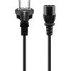 Goobay IEC laidas 5 m juodas Kištukas F tipas IEC C13 H05VV-F3G