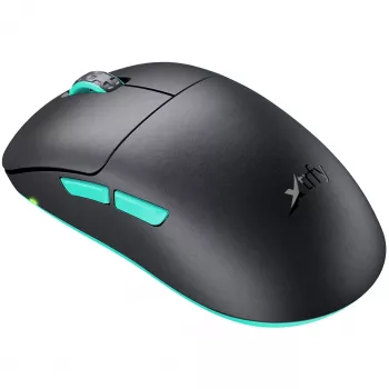 Xtrfy M8 Wired/Wireless Gaming Mouse 400-26000 CPI Low Front Ultra-light Unique (M8W-BLACK)
