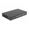 Nevaldomas jungiklis LANBERG RSGE-24 — 24× Gigabit Ethernet 1U, montuojamas į stovą, juodas