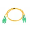 Patchcord Extralink SC/APC–SC/APC vienmodis dupleksas G.652D 3mm 5m