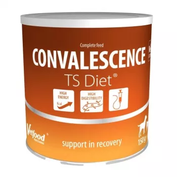 Veterinarinis dietinis šlapias ėdalas Vetfood TS Diet Convalescence šunims, 150 g