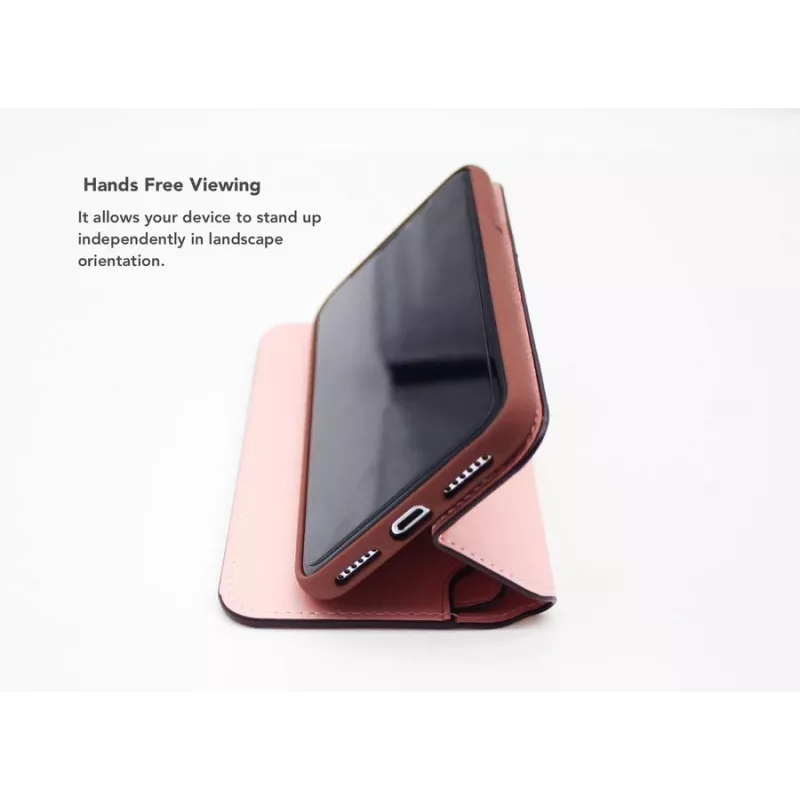 Folio dėklas VixFox iPhone 7/8 – rožinis, apsauginis dėklas su atvartu