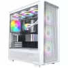 PC korpusas Montech X5 Midi Tower Baltas ATX 3x140mm ventiliatoriai