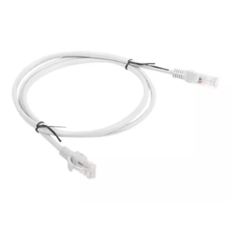 LANBERG Cat6 U/UTP RJ-45 tinklo kabelis PCU6-10CC-0100-S, 1 m, pilka
