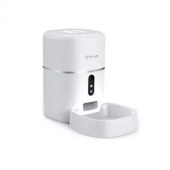 Automatinis ėdalo daviklis augintiniams Tellur TLL331461 su UltraHD kamera, 4 l, baltas