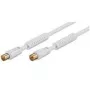 Wentronic 67277 Baltas koaksialinis kabelis