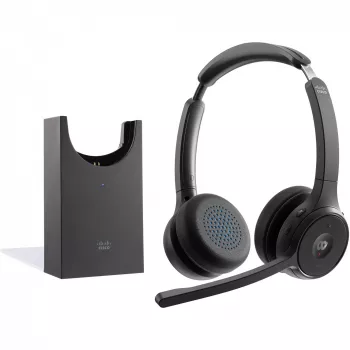 Belaidė ausinė su stovu Headset 722 Wireless DUAL+STAND Carbon Black Usba Bundle