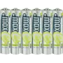 Ansmann 4+2 nemokamos įkraunamos baterijos maxE Micro AAA 800 mAh