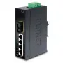 PLANET 4 prievadų Fast Ethernet pramoninis jungiklis PLANET ISW-511, IP30, plonas tipas, 4 prievadai + 1 prievadas 100Base-FX(SC), (-10 - 60 °C)