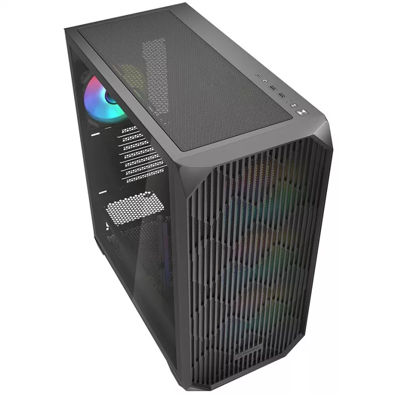 Sharkoon AK3 RGB Midi Tower Juodas