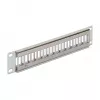Patch Panel DeLOCK 43327 1U 12x Keystone pilkas