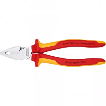 Knipex 02 06 200 replės – Lineman's pliers (elektriko replės)