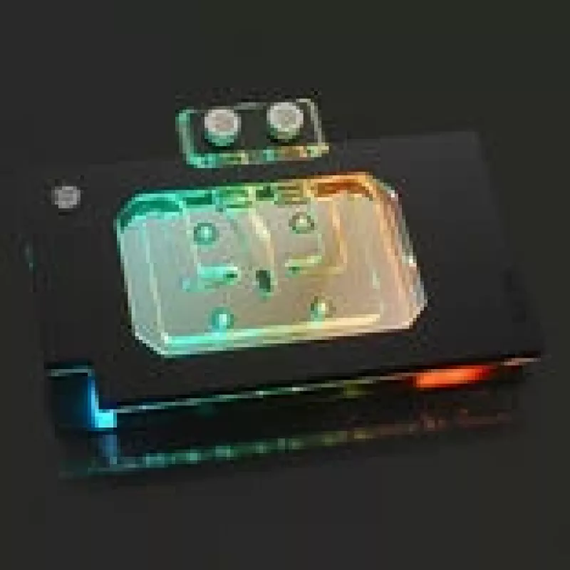 Vandens blokas radiatorius BitsPower NEBULA V2 TUF Gaming RTX 5090, ARGB, akrilas, juodas