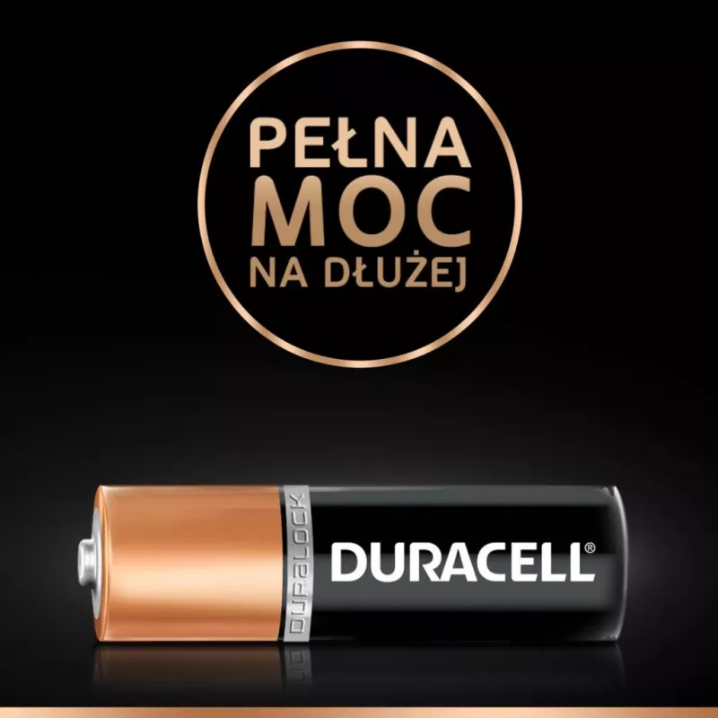 Duracell Plus AA/LR6 šarminės baterijos, 4 vnt. pakuotė