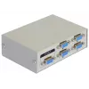 DeLock Switch VGA 4 prievadų rankinis dvipusis – vaizdo jungiklis – 4 x VGA – stalinis (87635)